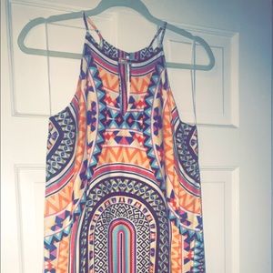 Renee C Yaina Printed Dress
